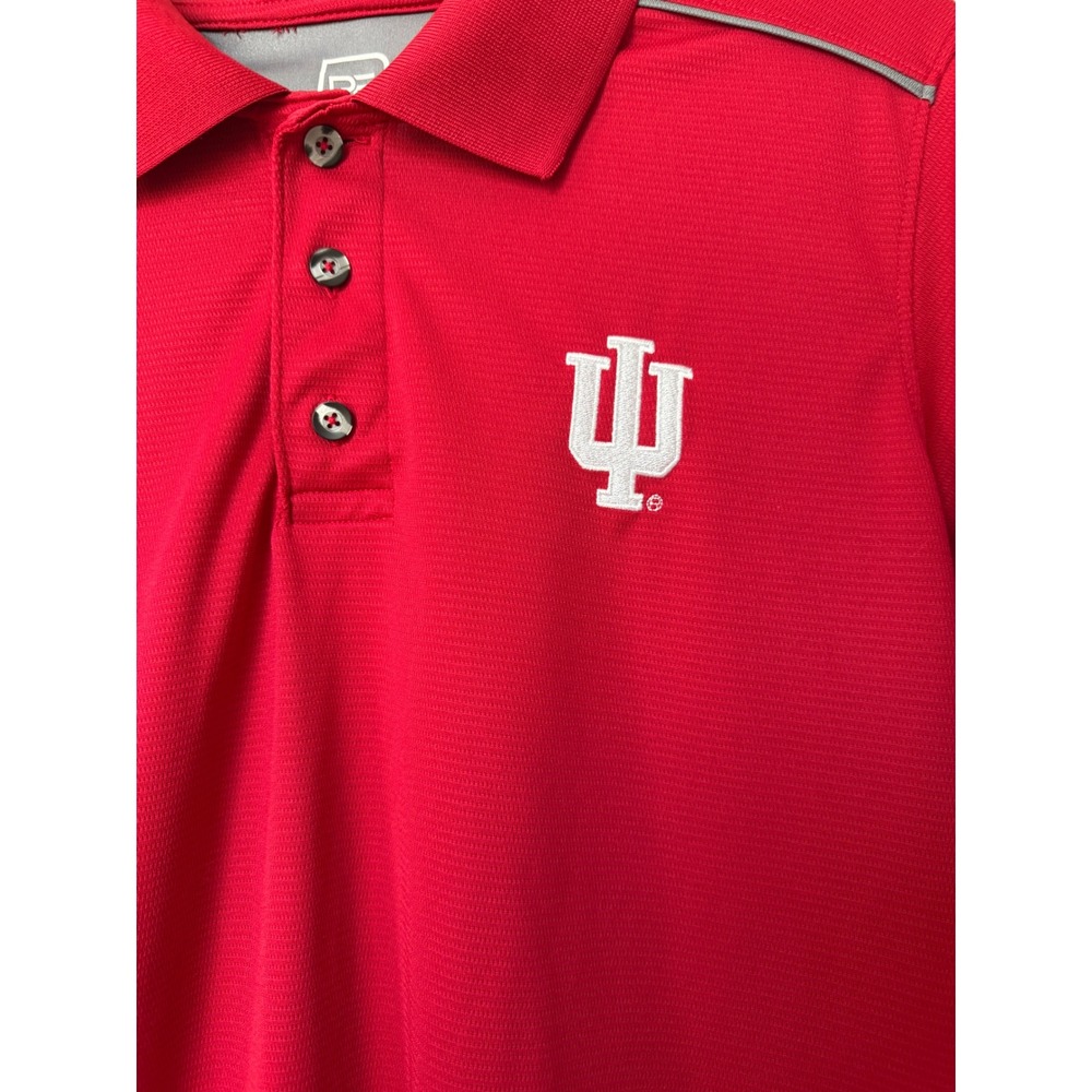 2025 NCAA Championship Indiana Hoosiers Men's Pro Edge Comfort Polo Med Golf - Picture 2 of 5